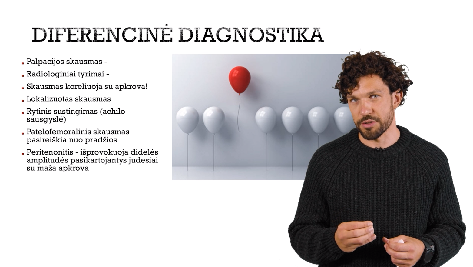Tendinopatijos diferencinė diagnostika