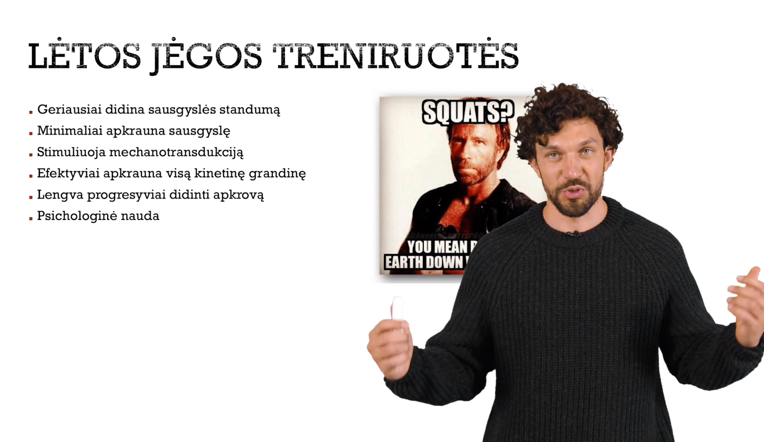 Lėtos jėgos treniruotės